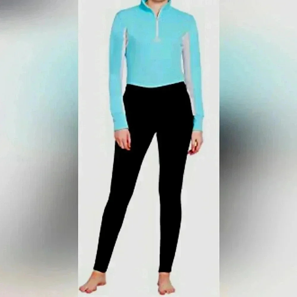 TuffRider Schooler Cotton Black Riding breeches Pants size 28